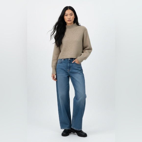 Zara Sweaters - ZARA Alpaca/Wool Blend Mockneck Sweater